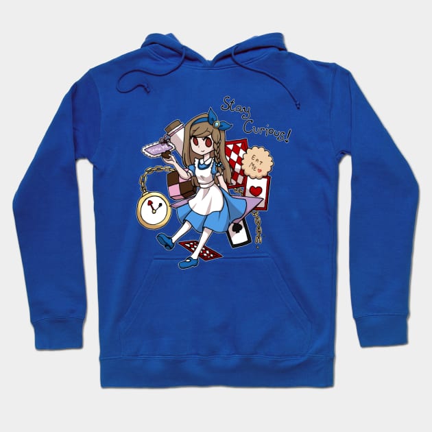 Anime Alice and Wonderland Hoodie by TonTomDesignz